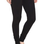 Black Color Classic Cotton Lycra Leggings – Soft, Stretchable & Everyday Comfort Wear