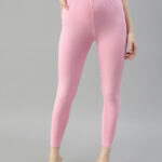 Baby Pink Premium Ankle Length Leggings